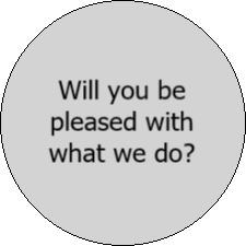Will you be pleased